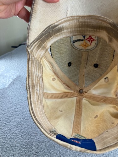 Cappello Berretto Vintage Pittsburgh Steelers Nero Reebok NFL Equipment Logo Regolabile - Foto 15 di 16