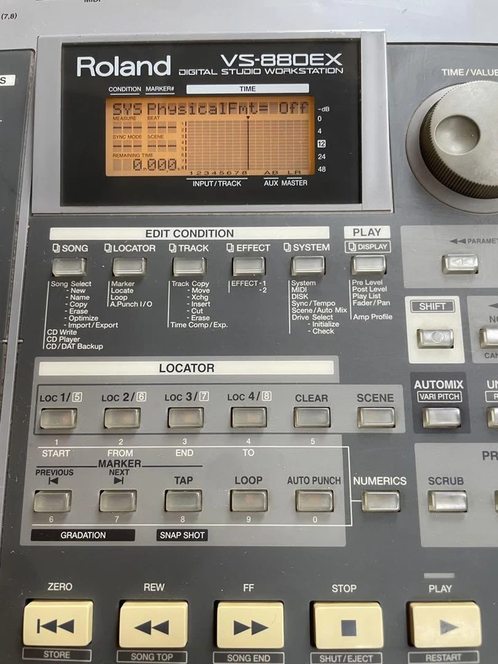 Roland VS-880EX Multi-Track Recorder AC100V - Image 4 of 4