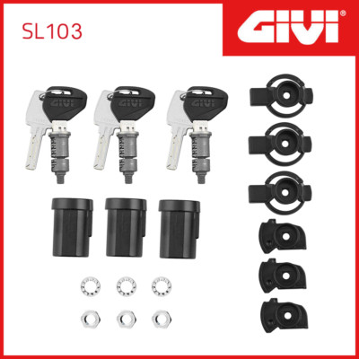 SECURITY LOCK SL103 SCHLÜSSEL VEREINHEITLICHUNGSSATZ FÜR 3 KOFFER / KOFFER [GIVI]