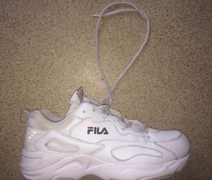 baskets blanches fila