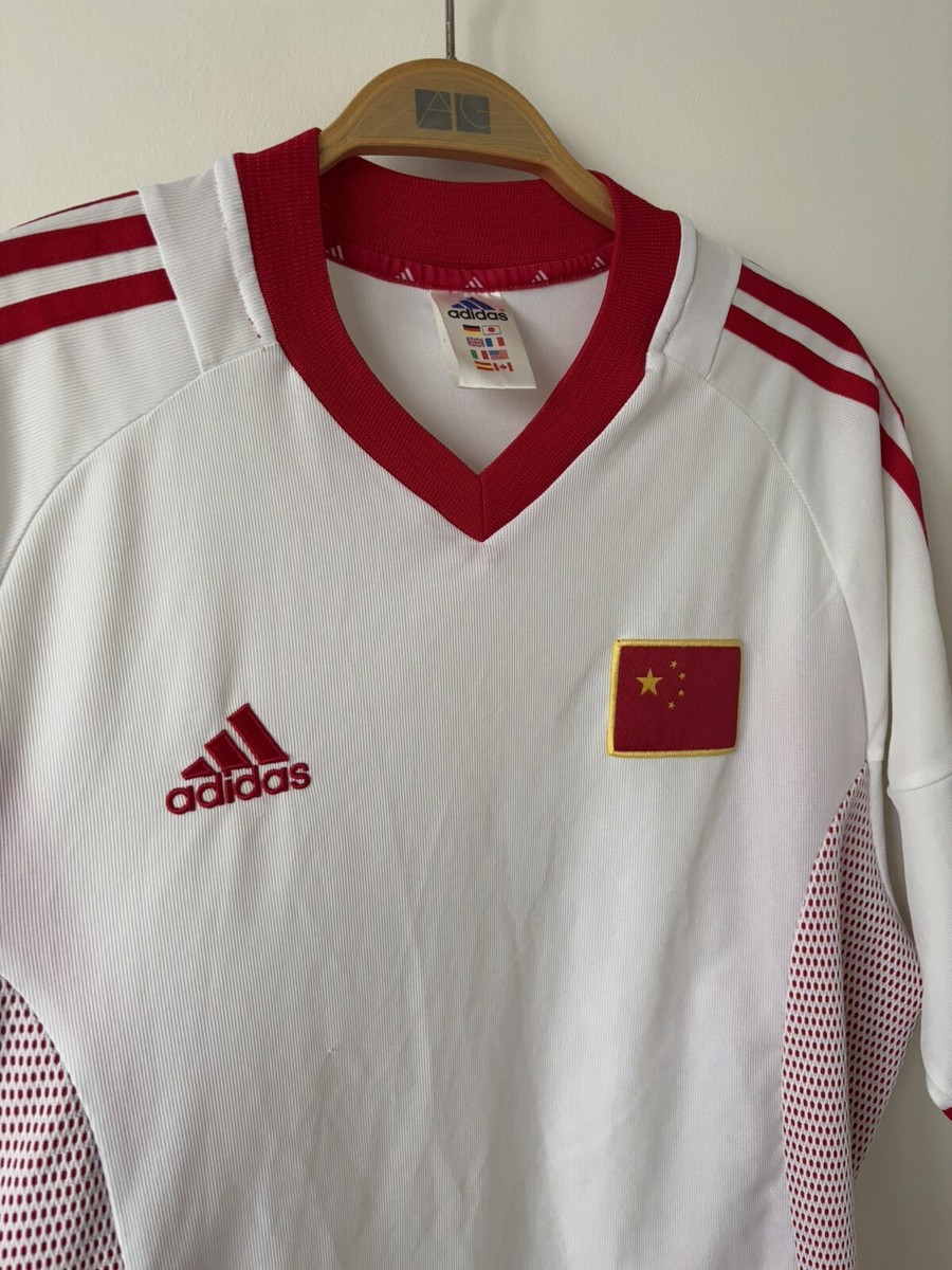 Vintage Adidas China 2002/03 Away Jersey Football Soccer M Mens
