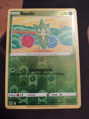Roselia - 014/196 - Reverse Holo - Pokemon - Lost Origins - NM