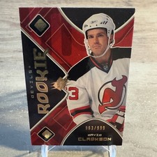 UD SPX 2007 DAVID CLARKSON NHL RC NEW JERSEY DEVILS STAR ROOKIE #171 MINT /999
