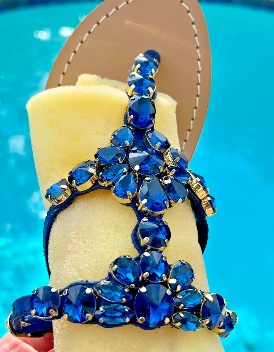 Sapphire outlet blue sandals