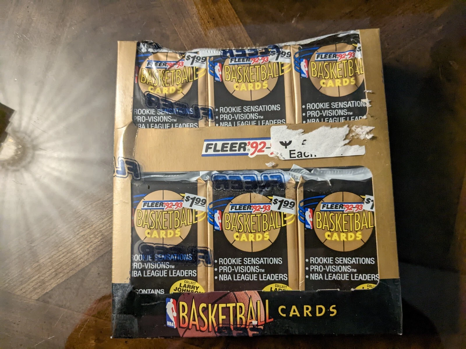 Cello Window 1 BOX 1992-93 FLEER CELLO BASKETBALL FACTORY NEW SEALED PACKS | eBay