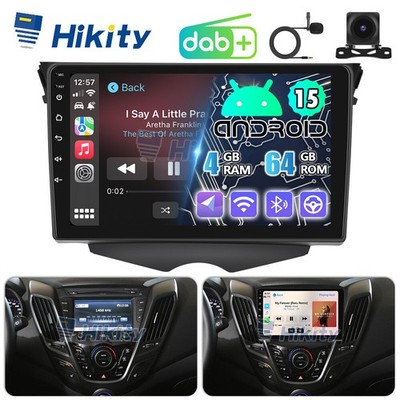 DAB+ 4+64G CarPlay Android 15 Radio Für Hyundai Veloster FS 2011-2017 Navi WiFi