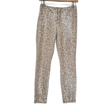 Mother Size 28 High Waisted Seamless Looker Ankle Pant Leopard Sweet Talker