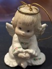 Vintage 1984 Holly Babes Angel Figurine Ruth Morehead Enesco — photo 1
