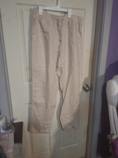 Tommy Hilfiger Women's Cream Wide Leg Pants 216