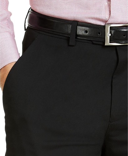 Alfani Mens Slim fit Dress Pants 34 / 32 Black Solid Stretch - Bild 4 von 7