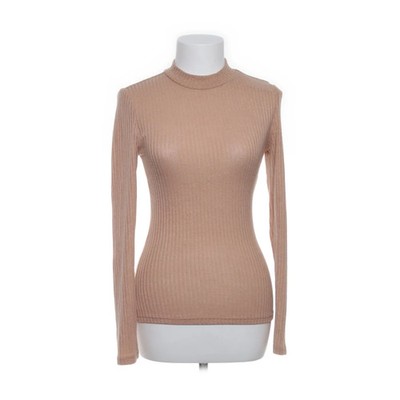 Shein, Strickpullover, Größe: 36, Beige, Elasthan/Polyester, Einfarbig #M2j