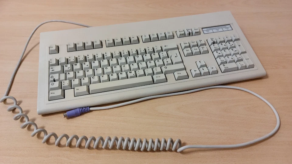 Cherry MX 1500 / G80-1501 HAD Mechanische Tastatur Keyboard DIN AT/XT doubleshot