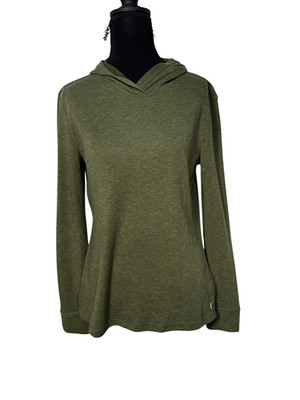 Cotopaxi Core Basic Hooded Long Sleeve Women's S Heather Fatigue NWT