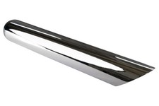Universal Angle Cut Chrome Exhaust Tip 2.25 Inlet 3.5 Outlet 22 Long Jac31222