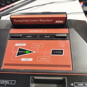 SEGA Master System Base ONLY With FREE Game - Tested Works - READ!
