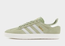 Image of Authentic Adidas Originals Gazelle Shoes ®( Men UK Size 7, 7.5 & 11 ) Tent Green