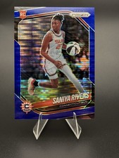 2025 Panini Prizm WNBA - Saniya Rivers #131 Blue PULSAR Prizm #'d 3/199 (RC)