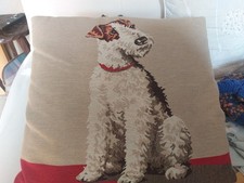 Doggy Tapestry Cushon 15ins Square