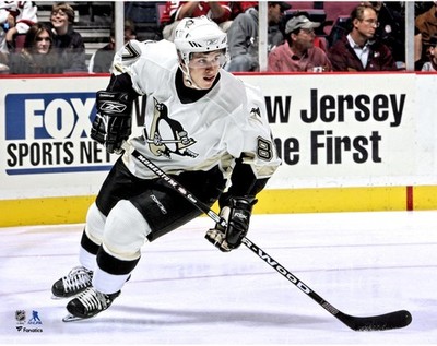 Sidney Crosby Pittsburgh Penguins Unsigned NHL Debut Photo