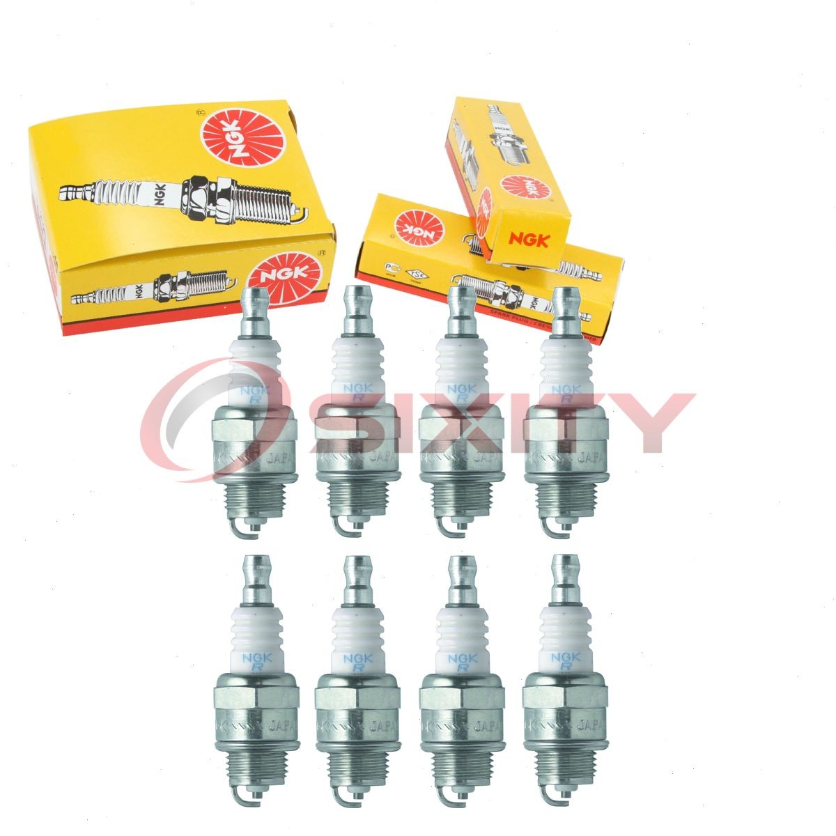 8 pc NGK 6328 BPMR4A-10 Standard Spark Plugs for W14MPU10 W14MPRU10 tn