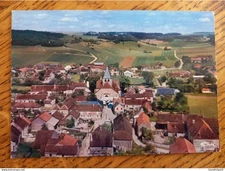 Avirey Lingey (Aube) -Vue Générale Aérienne, au fond l'Eglise - CPSM GF