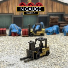 PAINTED- N Scale Gauge 1:148 Forklift Truck  (Warehouse Yard 160)