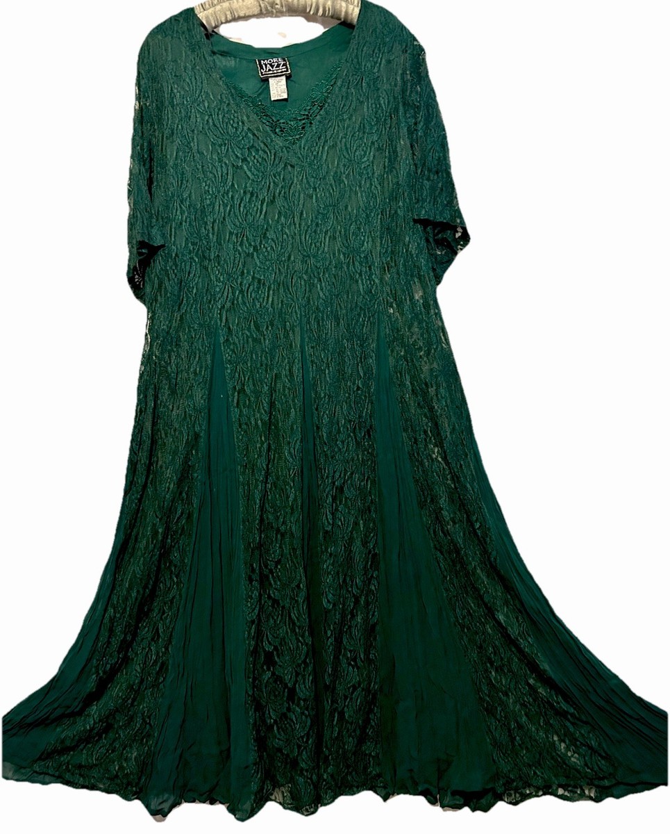 green lace overlay dress Mint Green Chiffon Dress With Lace Overlay