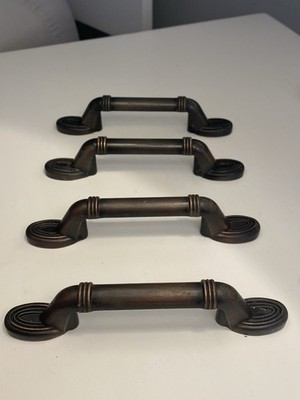 Cosmos Oil Rubbed Bronze Modern Cabinet Hardware 3 Inch Set Of 4