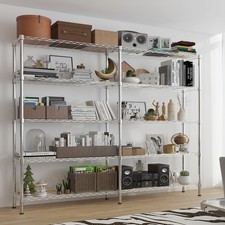 5-layer double row, freely adjustable layer spacing, with adjustable feet