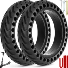 8.5x2 Inch Solid Tire for Electric Scooter, 50/75-6.1 Replacement Rubber Tire...
