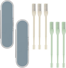 6 PCS Nasal Hair Cutter, 360 Degree Rotating Nose Hair Trimmer, Portable Manual