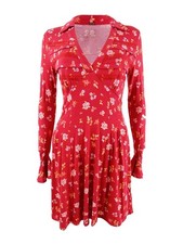 Free People Women's Good Days Long Sleeve Minidress (XS, Pop Combo) 195889388445