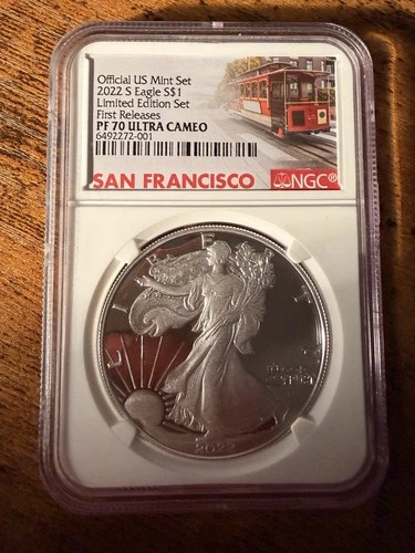 2022 S Limited Edition Set American Eagle First Releases PF70 Ultra Cameo NGC