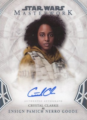 Topps 2018 Star Wars Masterwork Crystal Clarke #A-CCK Autograph Card