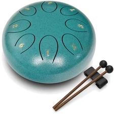 Versatile 6-Inch 8-Tone Drum with Travel Bag - Perfect Music Gift for All Ages