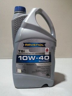 RAVENOL TSi SAE 10W 40 – 4 Liter Motoröl für Benzin und Dieselmotoren