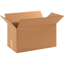 17" x 9" x 9" Long Cardboard Corrugated Boxes Lot of 25