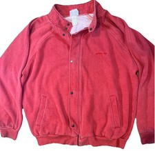 Vtg 80s ADIDAS Trefoil Track Bomber Jacket Full Zip Snap Blokecore Taiwan L/XL