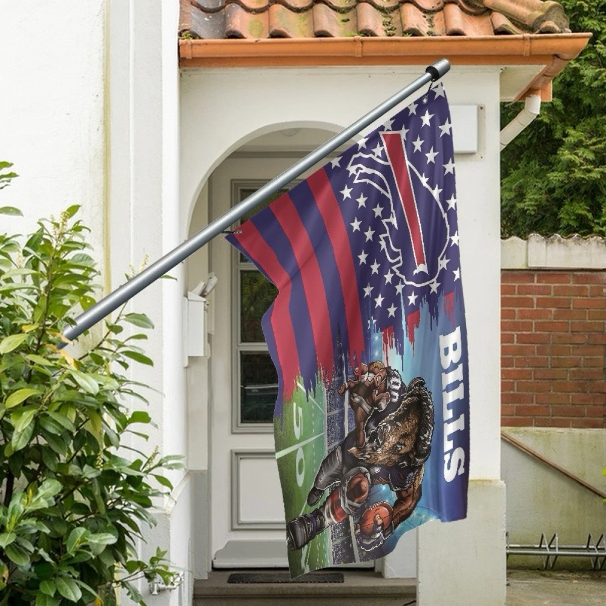 Buffalo Fans Football Team Flag Banner