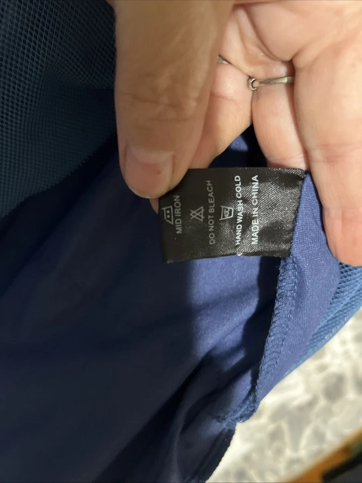 Falda Azul Hada Multi Tela Bonita Ángel Extra Grande XL Boho Foto 3 de 4