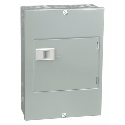 Square D QO Load Center Main Lug 100A 6 Space 12 Circuit 120 240V Indoor