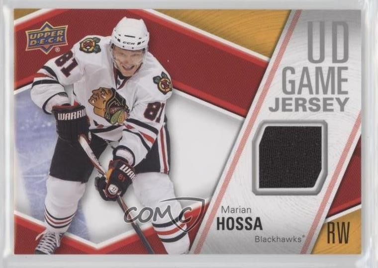2011-12 Upper Deck UD Game Jersey Series 1 Marian Hossa #GJ-MH HOF 0i5j