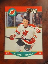 1990-91 Pro Set Claude Lemieux #478 New Jersey Devils LEGEND NM-MT