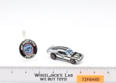 Mustang Boss Hoss Chrome Club Kit 1969 1970 Redline Hot Wheels Vtg w/ Button NM