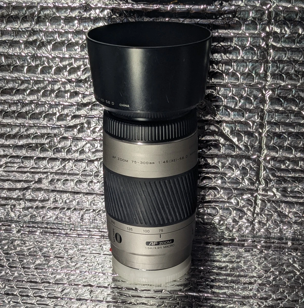 MINOLTA レンズAF zoom 75-300mm 1.5m/4.9ft Minolta A-type 75-300mm Camera Lenses for sale | eBay