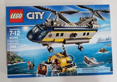 Lego 60093 Deep Sea Helicopter NEW! Light Shelf Wear SELLER 20+ yrs Submersible