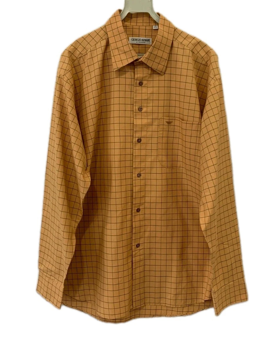 Giorgio Armani Plaid Dress Shirts for Men for sale | eBay