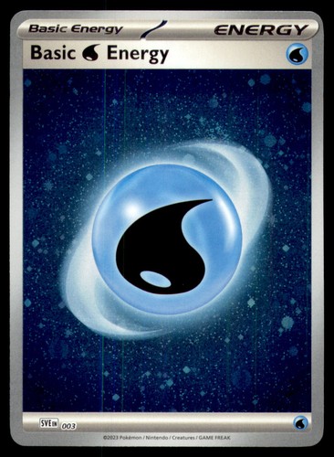 Basic Water Energy (Cosmos Holo) 003 SVE: Scarlet & Violet Energies 2023