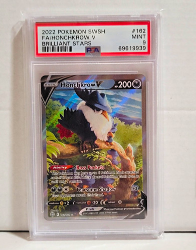 Honchkrow V graded PSA 9 for sale on eBay