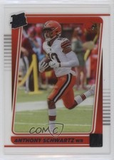 2021 Panini Clearly Donruss Rated Rookie Gold Anthony Schwartz #82 0zm5
